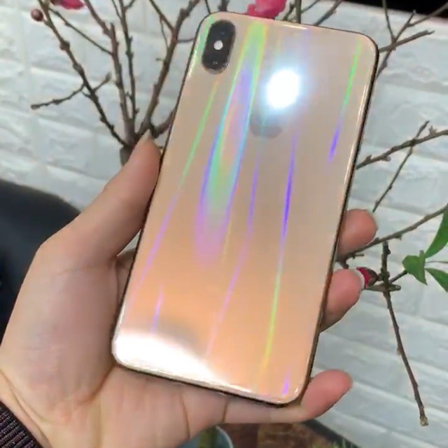 Miếng dán Skin PPF 7 màu cầu vòng mặt lưng cho các dòng iphone X, Xs, Xsmax, 11, 11 pro,11 pro max