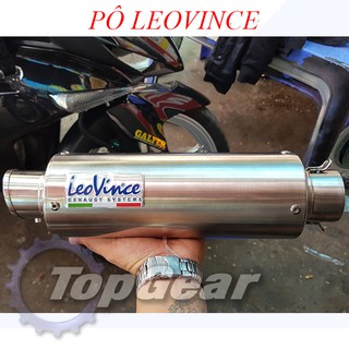 PÔ LEOVINCE BẠC INOX FULLBOX <TOPGEAR>