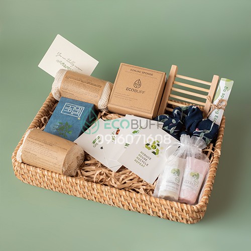 Quà tặng Ecobuff Giftset SKINCARE chăm sóc da với sản phẩm lành tính, thuần chay Quà sinh nhật, 8-3, 20-10, Valentine