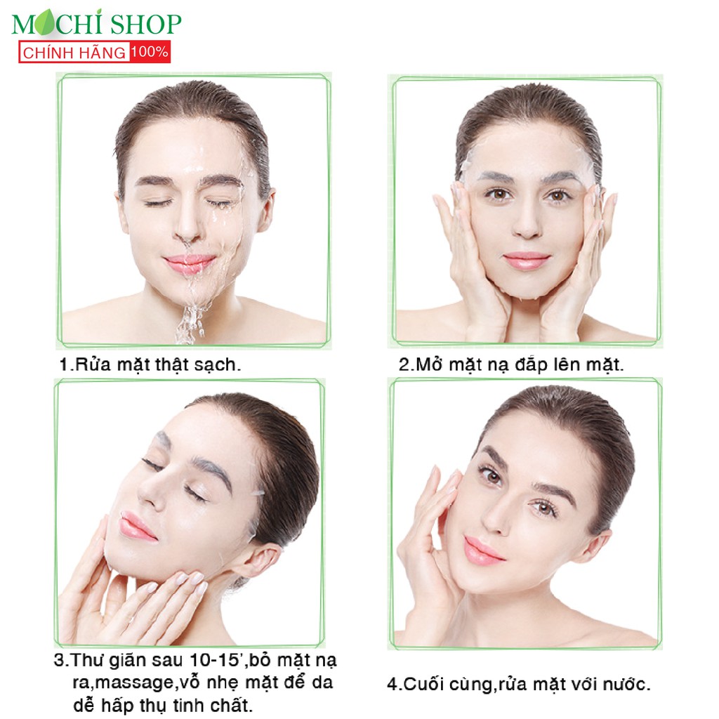 Mặt Nạ Tơ Tằm Thải Độc, Trắng Da, Mờ Thâm Mụn ONE SPRING Cấp Ẩm Da Khô Mask Nôi Địa Trung Chính Hãng - MOCHI SHOP
