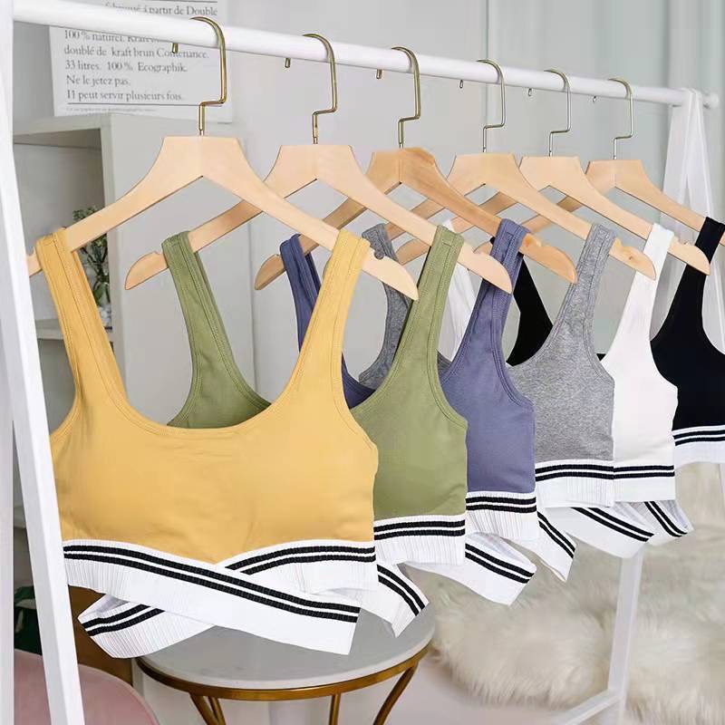 Áo ngực thể thao cotton tập gym, yoga,  đi biển định hình vòng 1 AB214