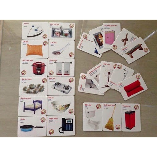 Bộ thẻ học thông minh 16 chủ đề - Flashcard - 416 thẻ