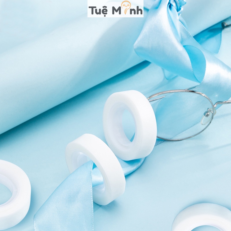 Bộ 2 cuộn băng dính ghi chú note trong mờ WA03C 30115 VPP Tuệ Minh, băng keo note Deli dễ dàng xé tay tiện lợi