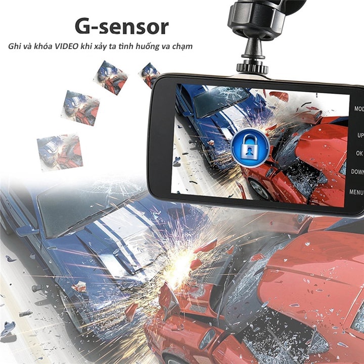 Camera hành trình wintosee V10 hình ảnh 2k siêu nét, độ phân giải 1296p, hiển thị tốc độ, có GPS