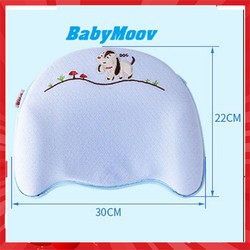 Gối cao su non Babymoov chống bẹp đầu chính hãng cho bé