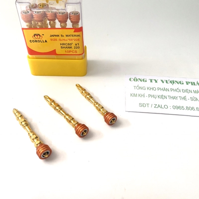 Đầu Bắn Vít Nam Châm - Mũi Bắn Vít Có Đầu Nam Châm Trợ Lực Chống Trượt