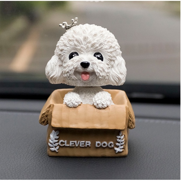 Set cún ngồi giỏ hàng loại 1 trang trí taplo ô tô, làm quà tặng cực sang, Dũng An shop
