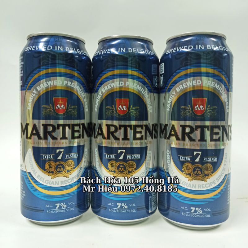 [Hỏa tốc] Lốc 6 lon Bia Martens Extra 7% loại 500ml