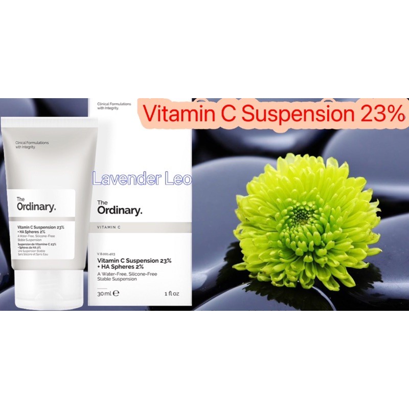 Kem dưỡng trắng sáng da, làm mờ sạm nám đốm nâu The Ordinary Vitamin C Suspension 23% + Ha Spheres 2%