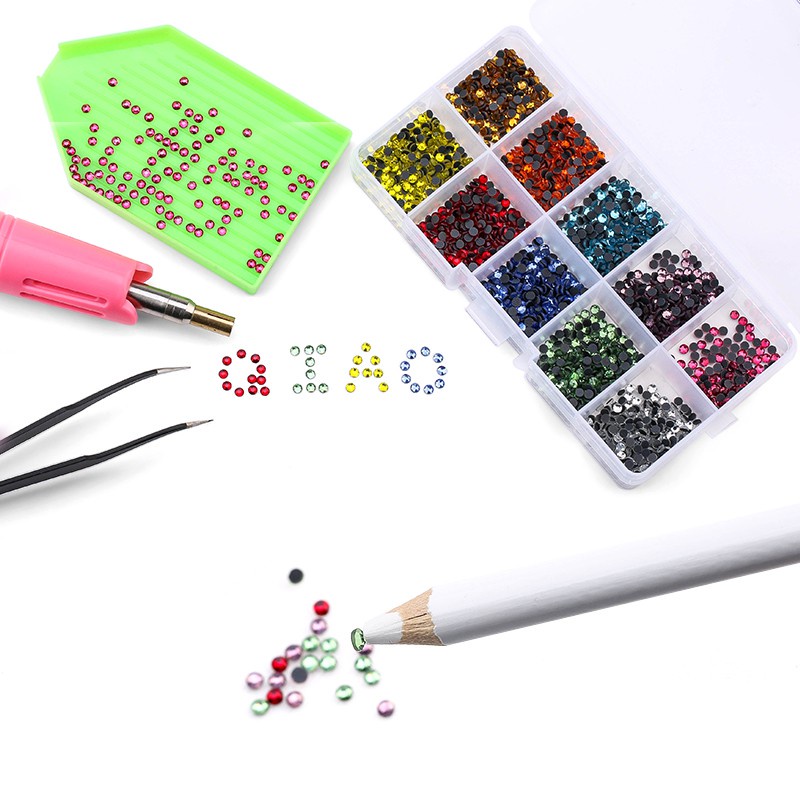 Set 7 Đầu Nối Đính Đá Pha Lê Phích Cắm US