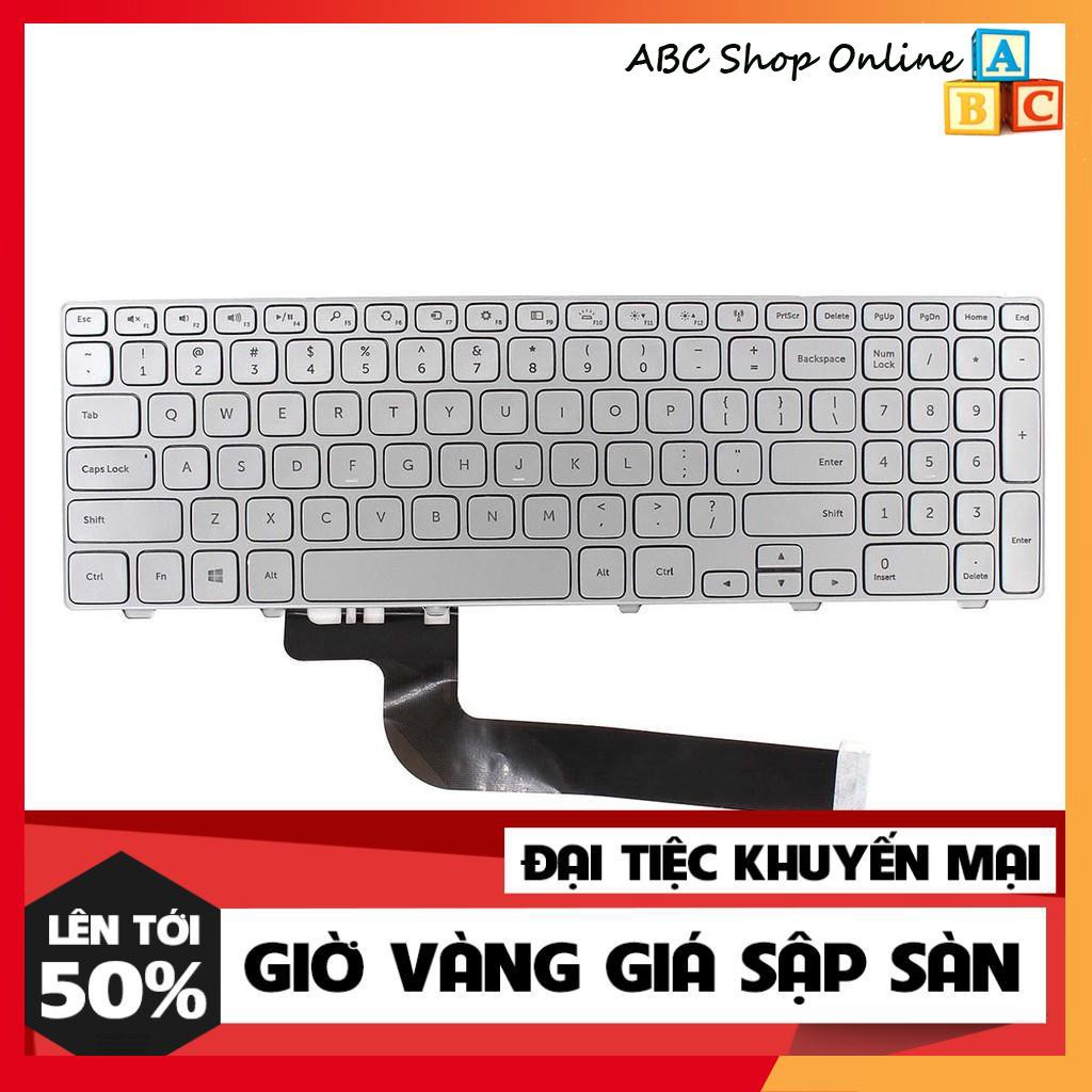 Bàn Phím Laptop Dell Inspiron 15-7000 15-7537 15 7000 7537 P36F KK7X9 0KK7X9 CN-0KK7X9 CÓ ĐÈN LED - PHÍM CHUẨN US