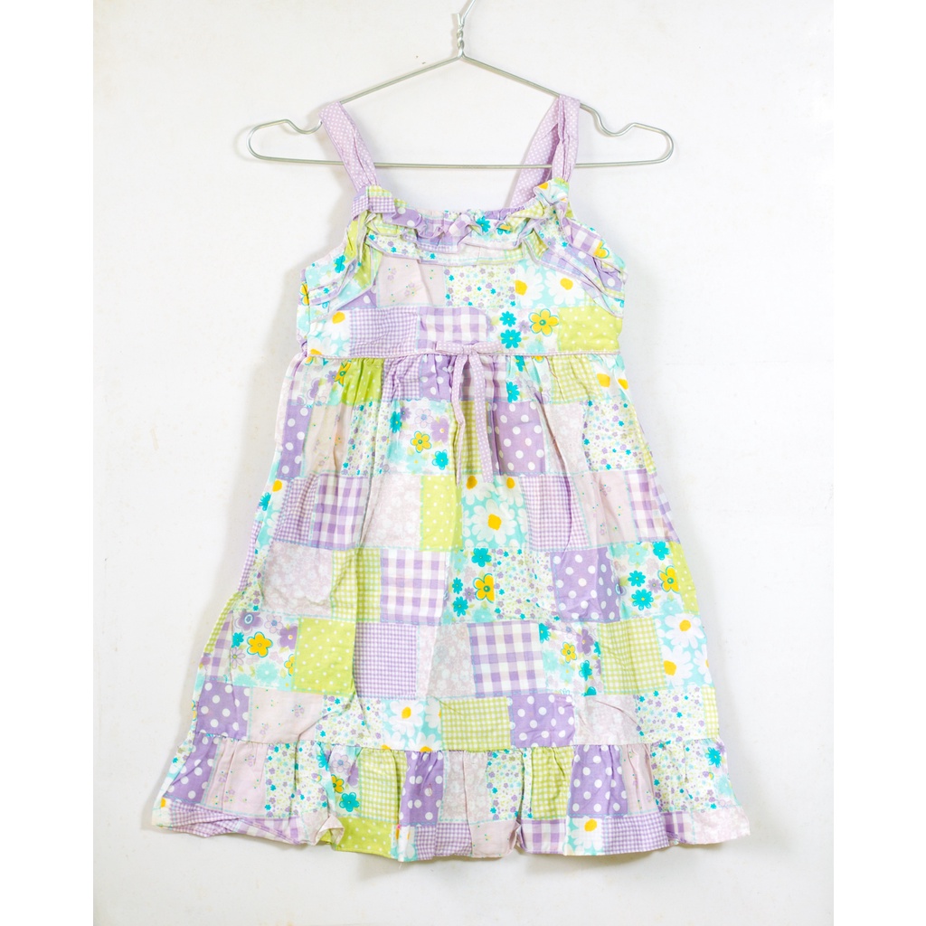 Đầm bé gái 2 dây vải mềm mặc hàng ngày