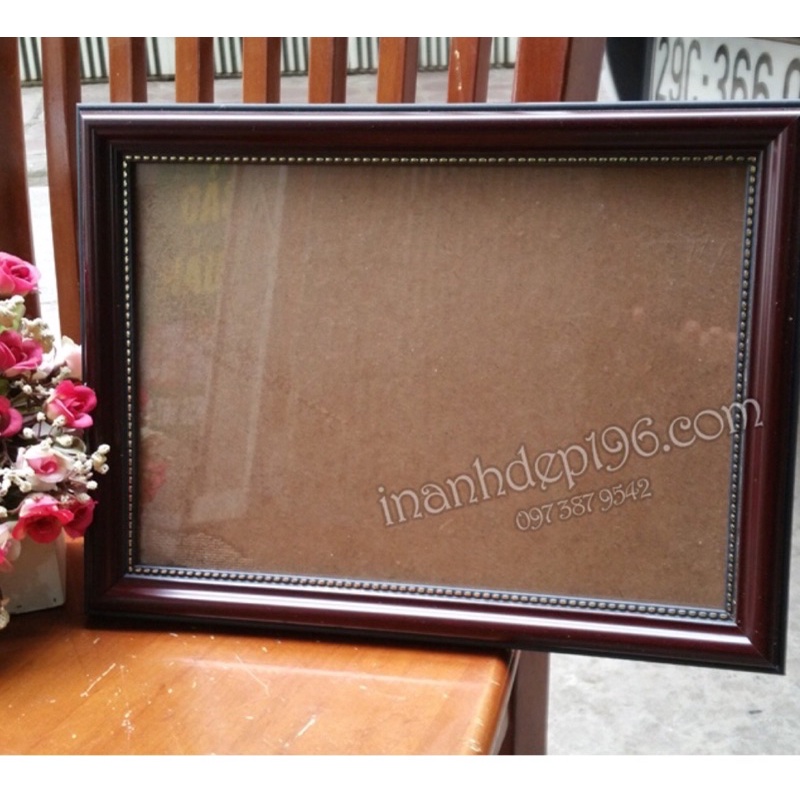 Khung ảnh mặt kính các cỡ/ khung kính treo tường