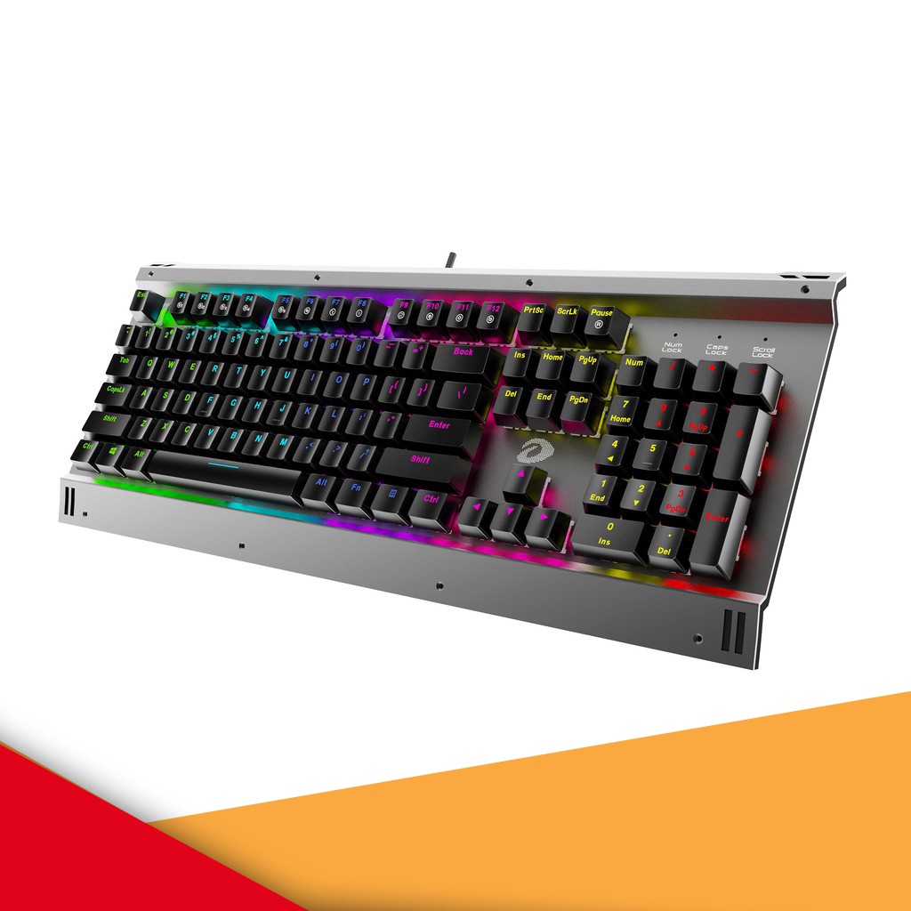 Bàn phím cơ Gaming DAREU EK145 104KEY (MULTI LED, Blue/ Brown/ Red D switch)