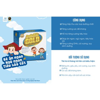 AnphaKids Gold - Tăng đề kháng cho bé giúp bé khỏe mạnh, ăn ngon, ngủ tốt, tiêu hóa tốt