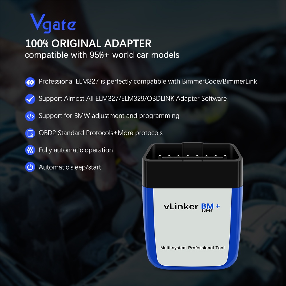 Thiết Bị Quét Chẩn Đoán Lỗi Ô Tô BM + OBD2 Cho BMW BIMMERCODE ELM327 OBD 2