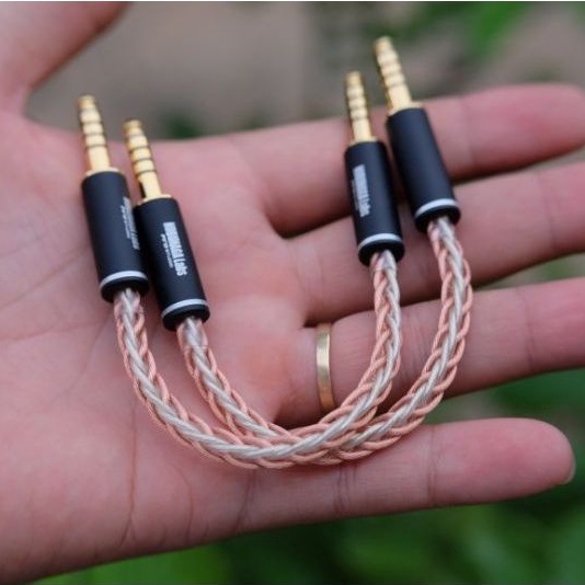 Cáp kết nối DAC/AMP cân bằng 4.4 ra 4.4, 4.4 ra 2.5 giắc hãng Nobunaga.