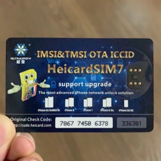 Sim Ghép Thần Thánh Heicard Cho iHPhone Lock Fix Full Như Quốc Tế Từ  iPhone SE Đến 12 PRO MAX