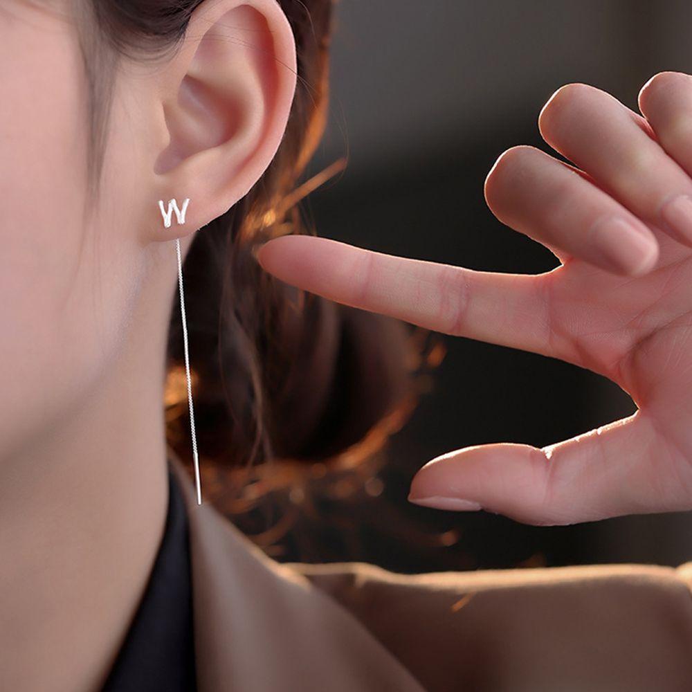 Bông Tai Chữ Best Friend Bằng Đồng Phong Cách Hàn Quốc Đơn Giản Sáng Tạo