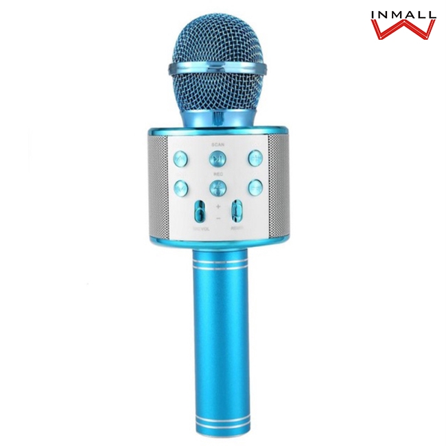 AD【Ready stock】Micro Bluetooth không dây hát Karaoke KTV