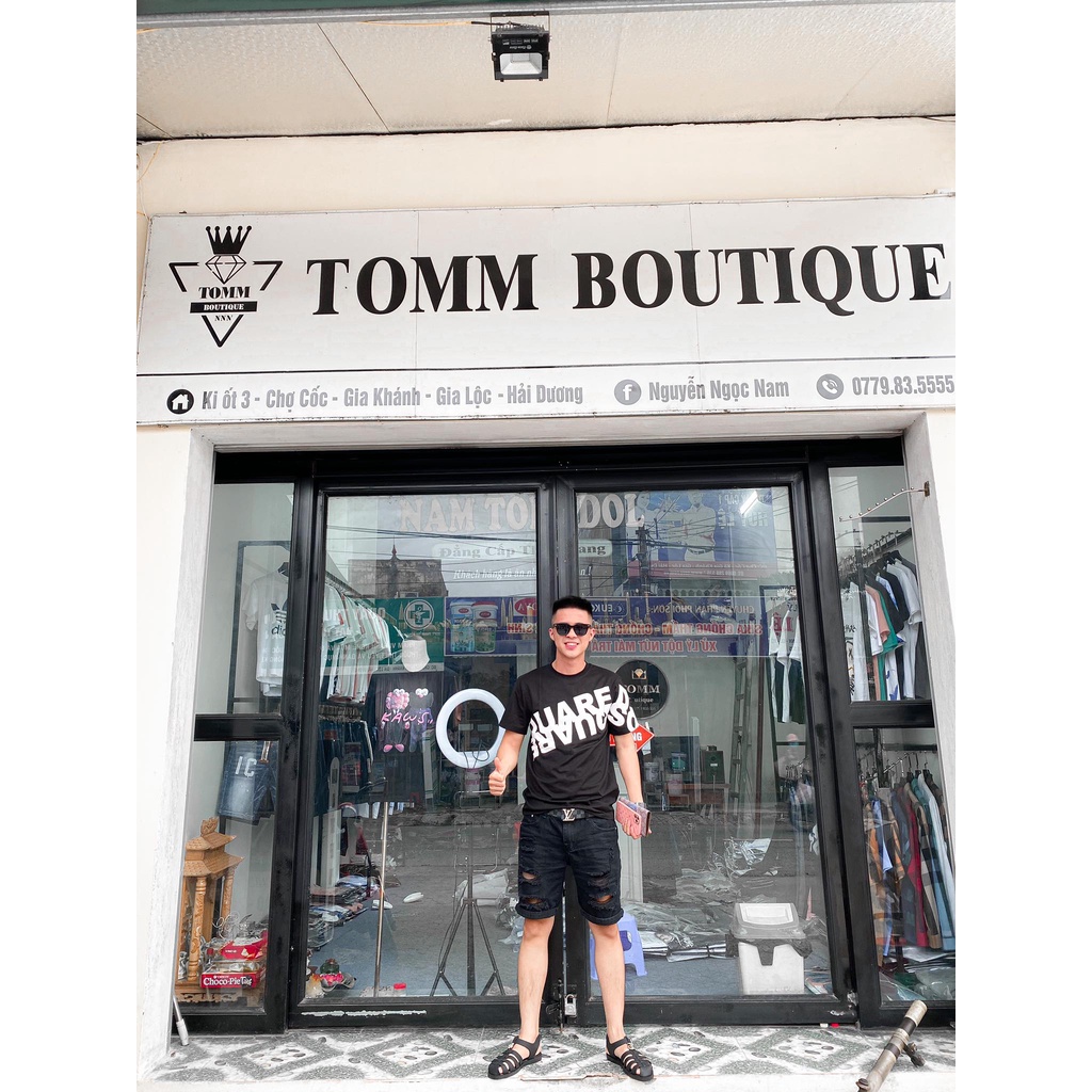 [ FREE SHIP ] [FREE SHIP] Áo phông nam DSQ dập chữ Trấn Thành đã mix | BigBuy360 - bigbuy360.vn