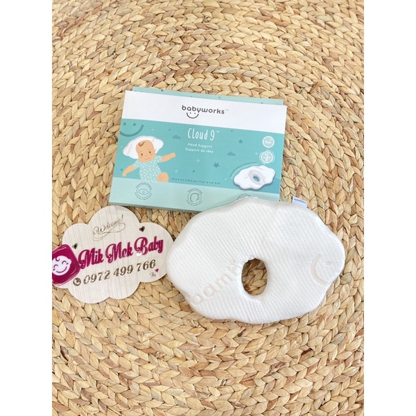 Gối chống bẹt đầu Babyworks( made in canada)