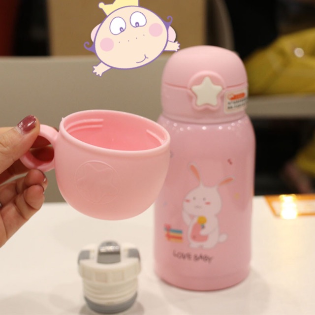 [HÀNG CHÍNH HÃNG] Bình Giữ Nhiệt Cao Cấp Love Baby Có Ống Hút Nước Cho Bé | BigBuy360 - bigbuy360.vn