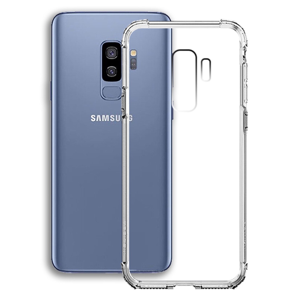 ỐP lưng silicon Chống sốc trong suốt Samsung s9 plus siêu dày, cao cấp bo 4 góc
