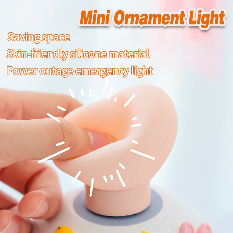 Đèn LED Để Bàn Cổng Sạc USB Trang Trí Nội Thất