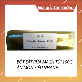 Bột sắt rửa mạch Fecl3 (túi 100gam)