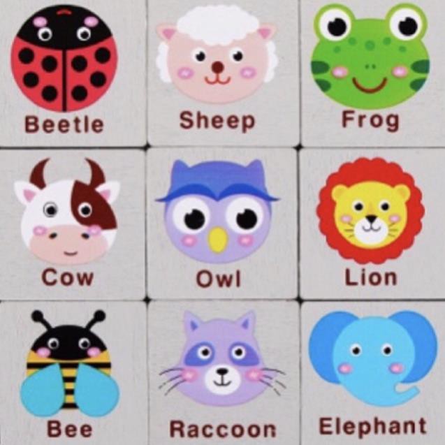 ☄Bộ Đồ Chơi Gỗ… Xếp Hình PiKa = Phát Triển Tư Duy Cho Bé! .