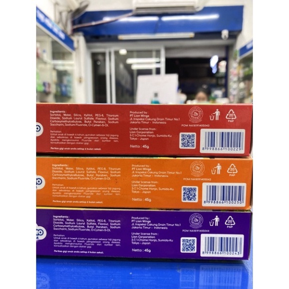 [Chính hãng] Kem Đánh Răng Trẻ Em Kodomo 45 Gam -  Indonesia