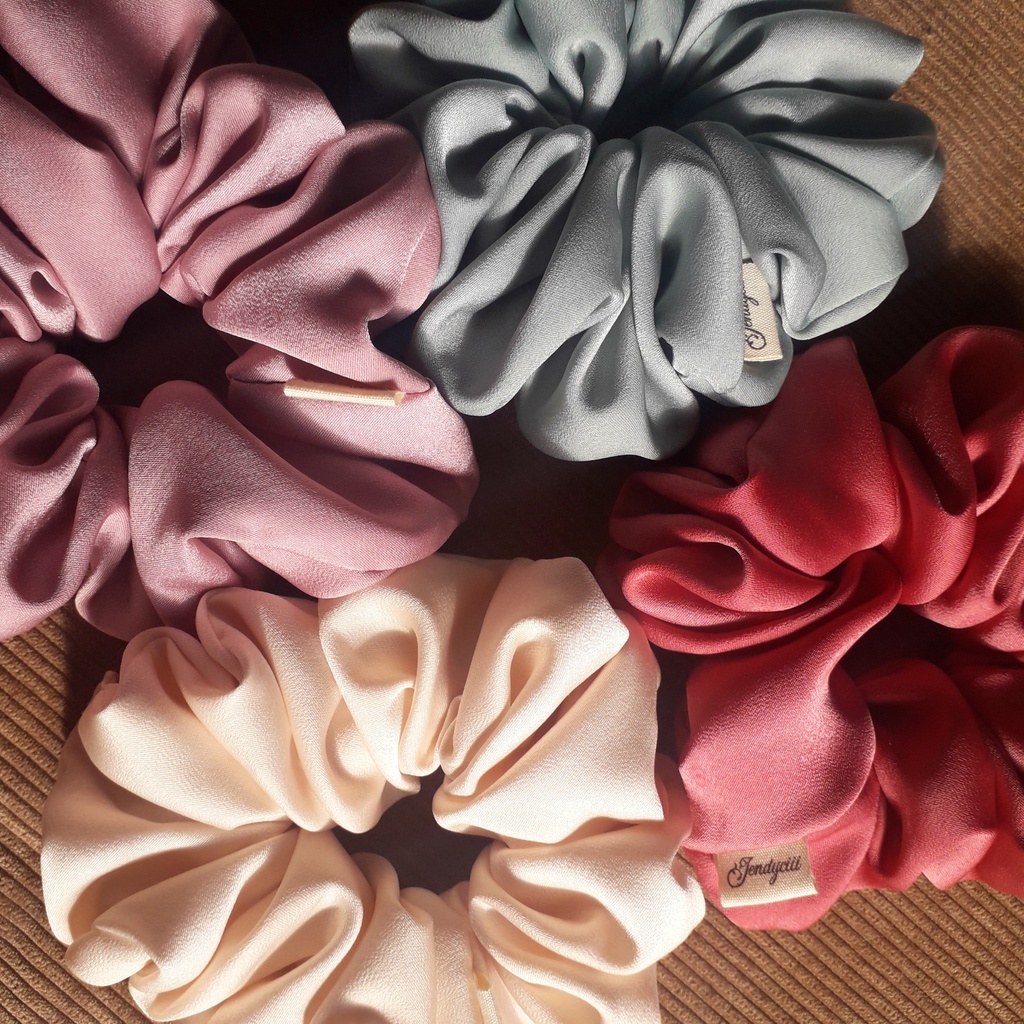 Cột tóc nhà Jendycii / scrunchies vải lụa cao cấp /