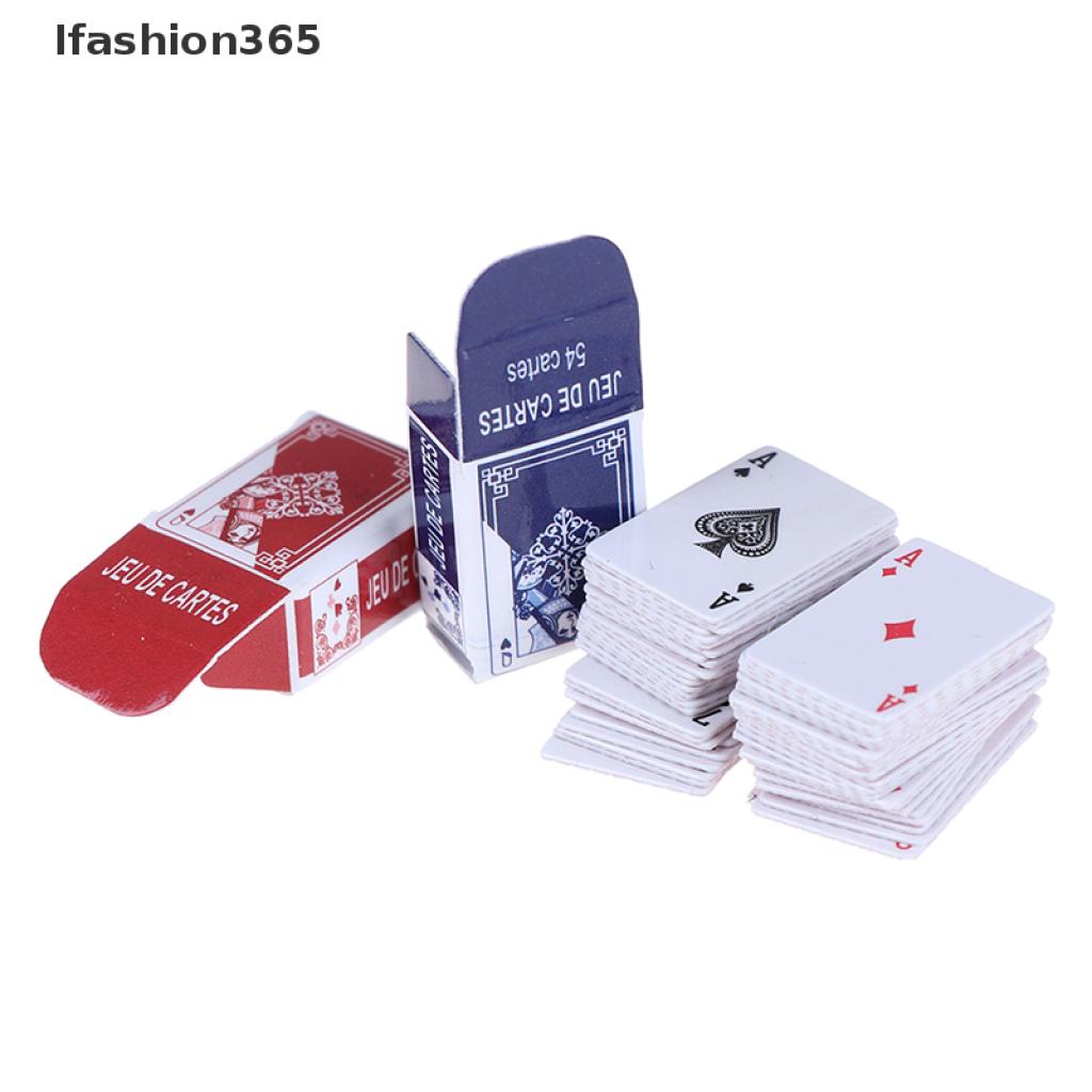 Bộ Bài Tây Giấy Mini 365 Tỉ Lệ 1: 12 Cho Nhà Búp Bê