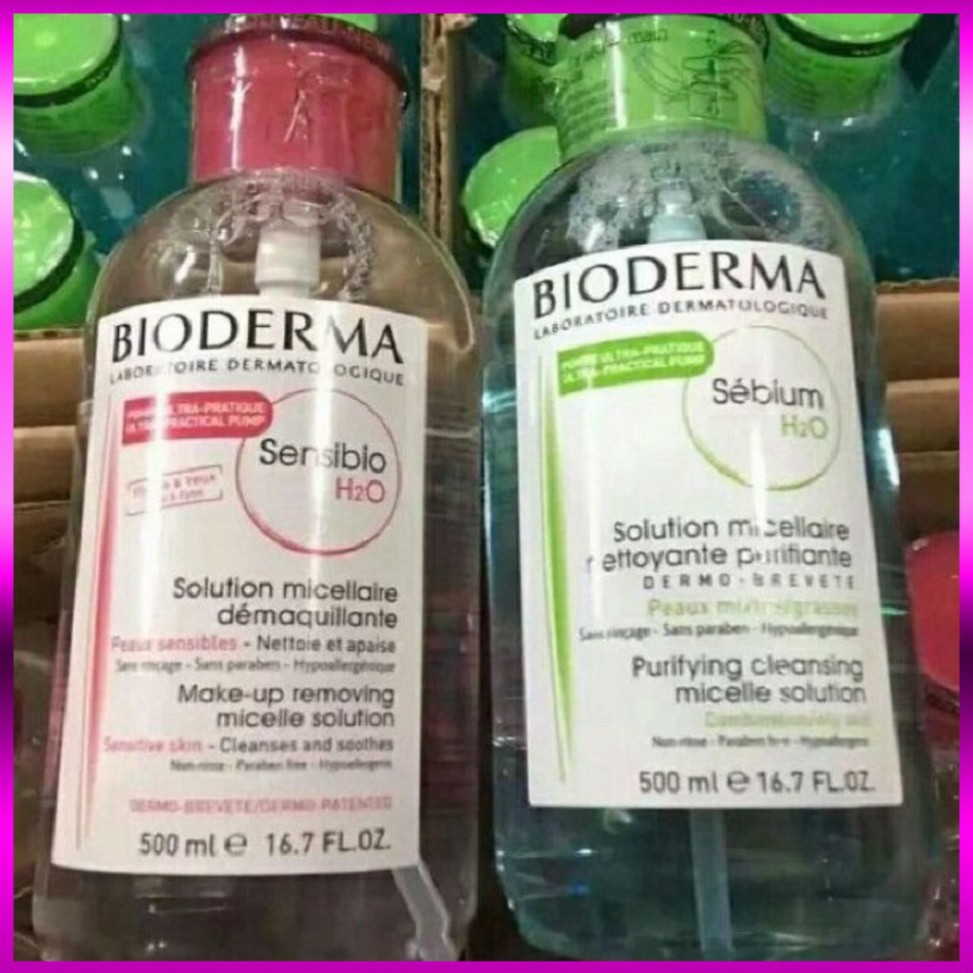 GIẢM GIÁ 50% {FREESHIP TOÀN QUỐC} Nước Tẩy Trang Bioderma Créaline H2O 500ml Bản Mới Nhất GIẢM GIÁ 50%