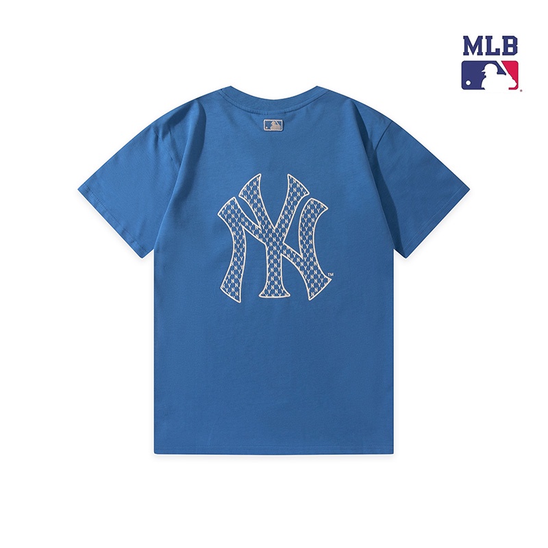 Mlb Áo Thun cotton Ngắn Tay In Họa Tiết Thời Trang Cho Nam Và Nữ