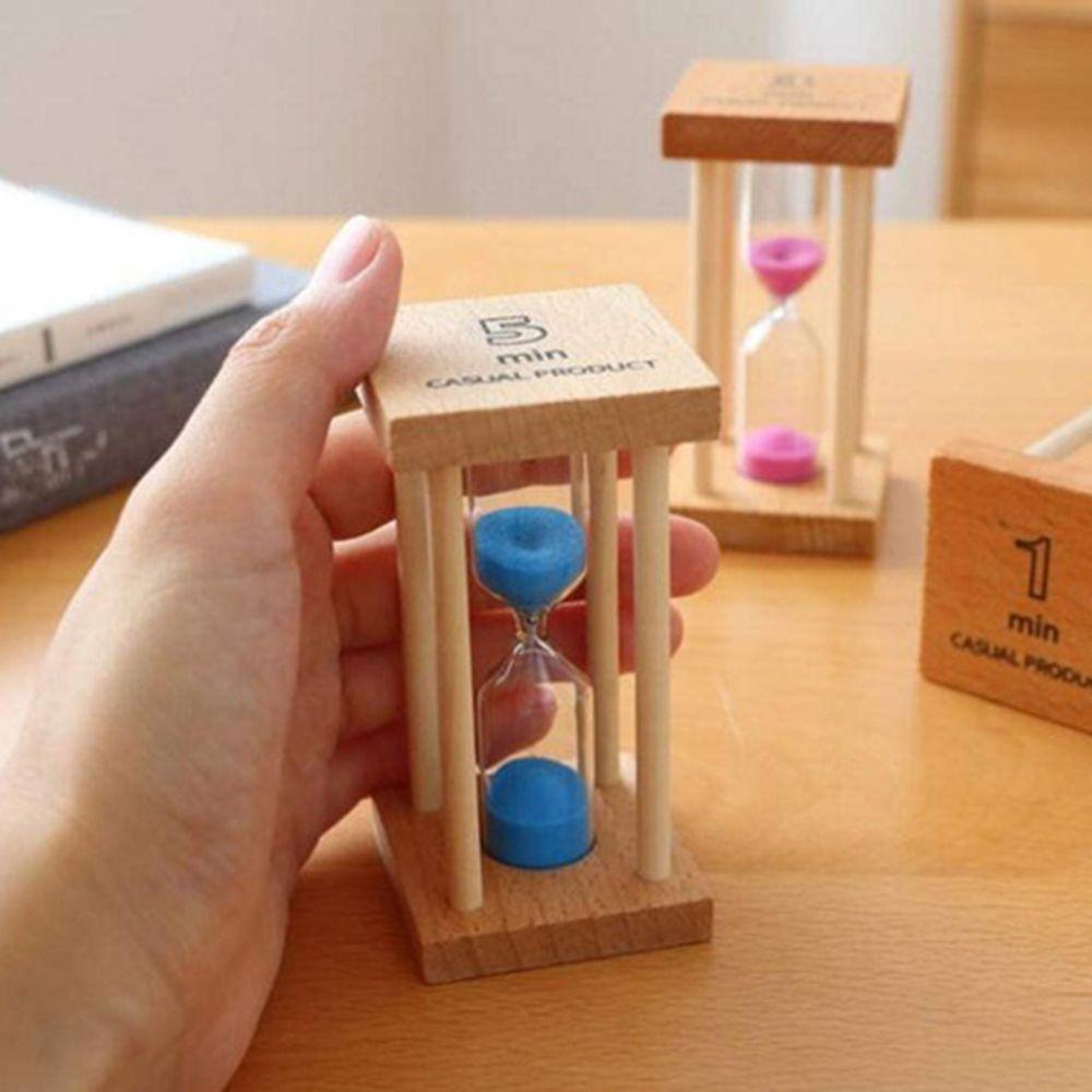 Đồng Hồ Cát Để Bàn Bằng Gỗ