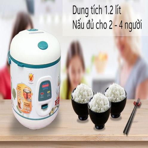 NỒI CƠM ĐIỆN 1,2L SUNHOUSE SHD8218