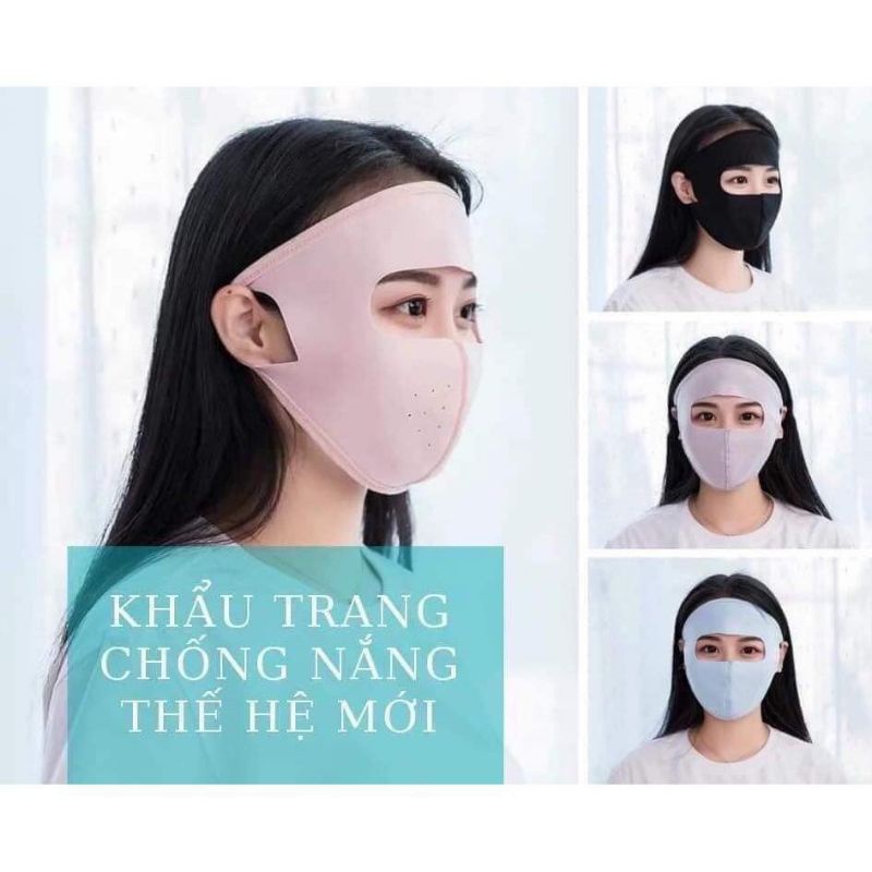 Khẩu trang vải ninnja chống nắng