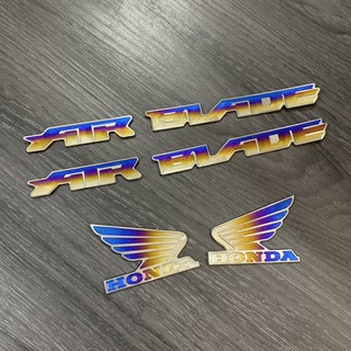 COMBO TEM TITAN CHỮ AIR BLADE VÀ LOGO CÁNH CHIM TITAN