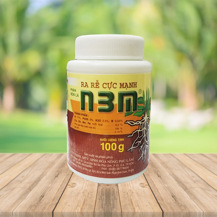 Phân bón lá kích rễ, ra rễ cực mạnh N3M 100G