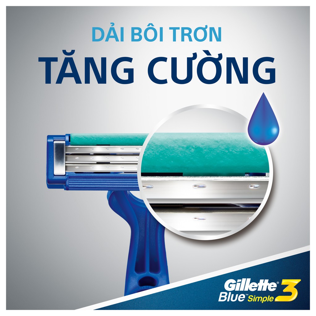 Dao Cạo Râu Gillette Blue 3 nhiều loại