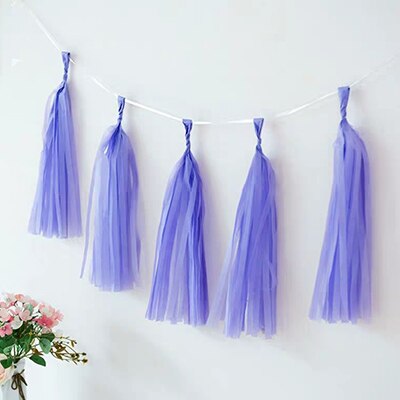 5pcs/pack Candy Bar Wedding Decoration Paper Tassels Decoration Marriage Wedding Birthday Decoration Party Supplies Slingers