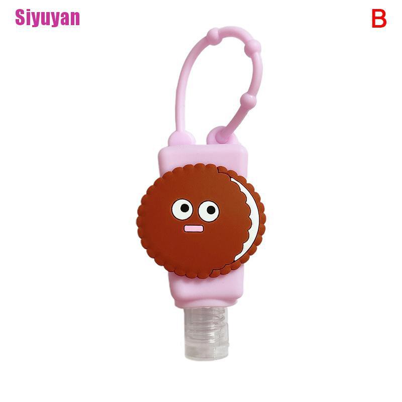 Hộp Đựng Nước Rửa Tay Bằng Silicon Họa Tiết Hoạt Hình Dễ Thương Có Thể Bỏ Túi