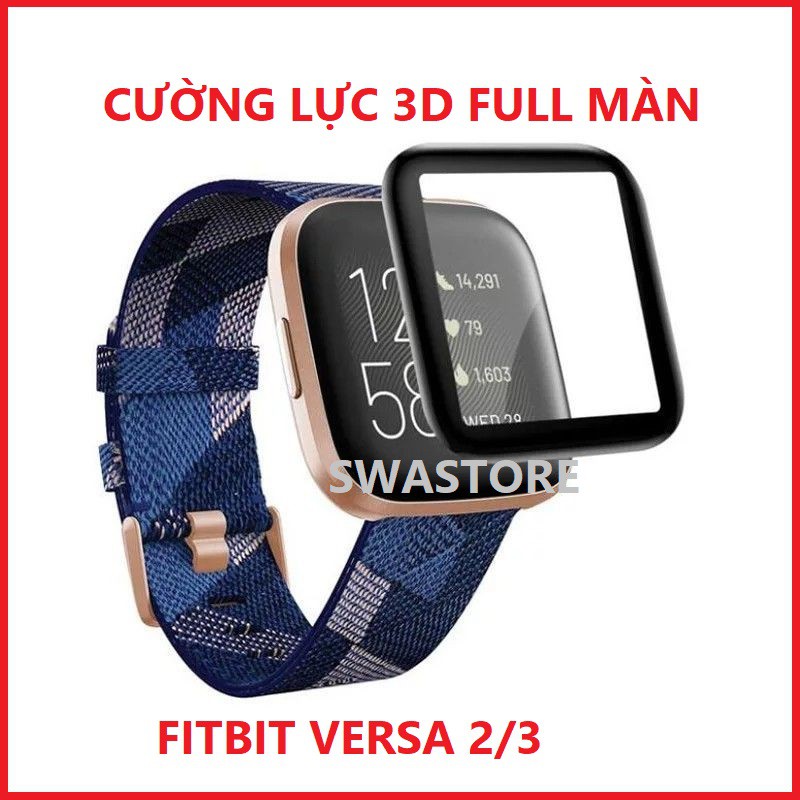 Cường lực màn hình 3D dẻo Full màn hình cho Fitbit Sense / Versa 3 / Versa 2