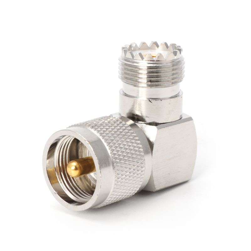 Connec Chuyển Đổi Từ Cổng Cắm UHF PL259 Sang Cổng Cắm SO239 Góc 90 Độ