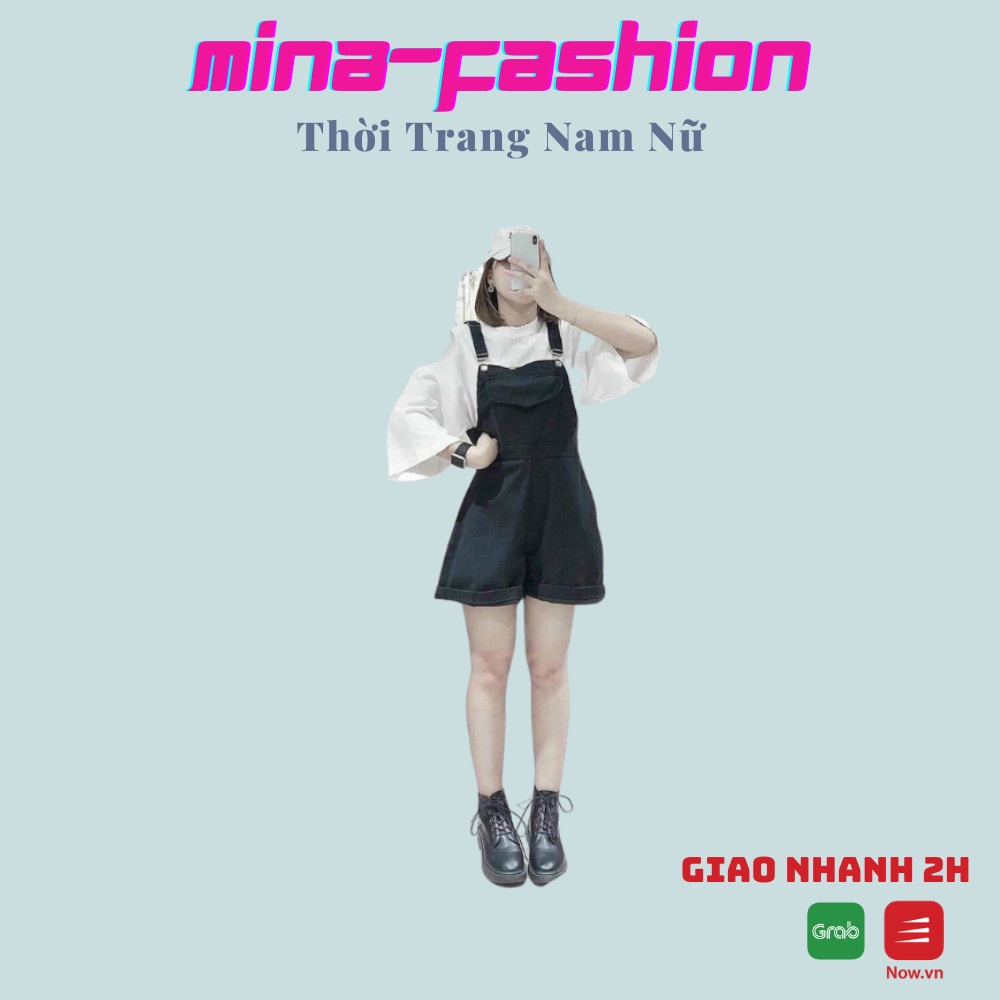 ⚡ Hot Hot Nhất Năm Yếm Sort Trơn Nữ YN01 ==&gt;Mina Fashion⚡