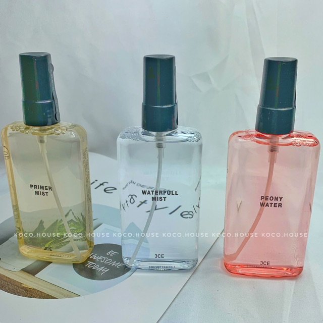 3CE MIST - xịt khoáng dưỡng ẩm , xịt giữ trang điểm