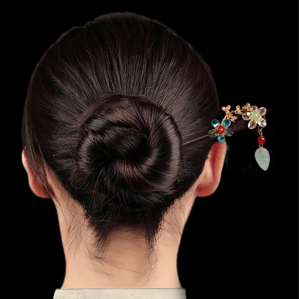 Trâm cài tóc bằng gỗ phong cách Trung Hoa cổ điển thời trang dành cho nữ