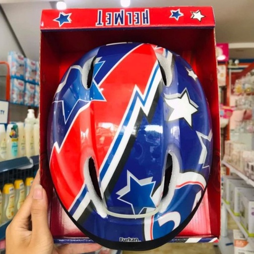 Mũ bảo hiểm thời trang cho bé trai bé gái từ 2 đến 10 tuổi